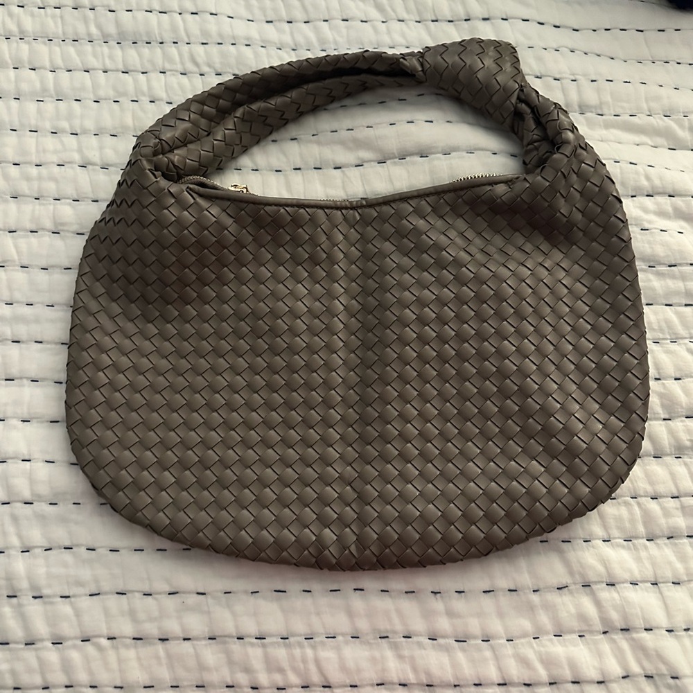 Melie Bianco Shoulder Bag - Dark Grey